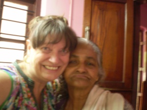 This lady could speak no english but could kiss me more that even i can kiss... a neighbour to Thomas and Rani